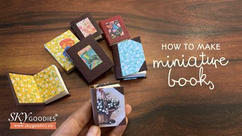 how to make miniature books and explore the art of storytelling in small packages