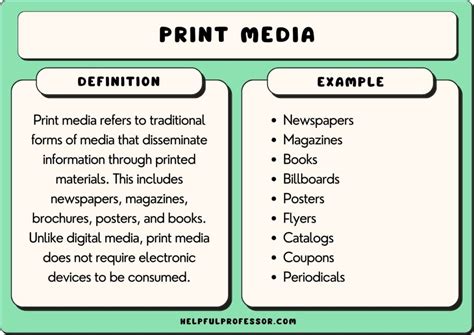 what defines “print media”? the role of print media in modern society